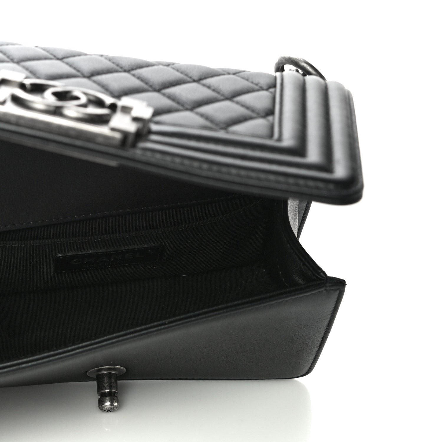Chanel Calfskin Quilted Small Boy Flap Black 5 of 10