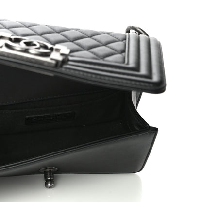 Chanel Calfskin Quilted Small Boy Flap Black 5 of 10