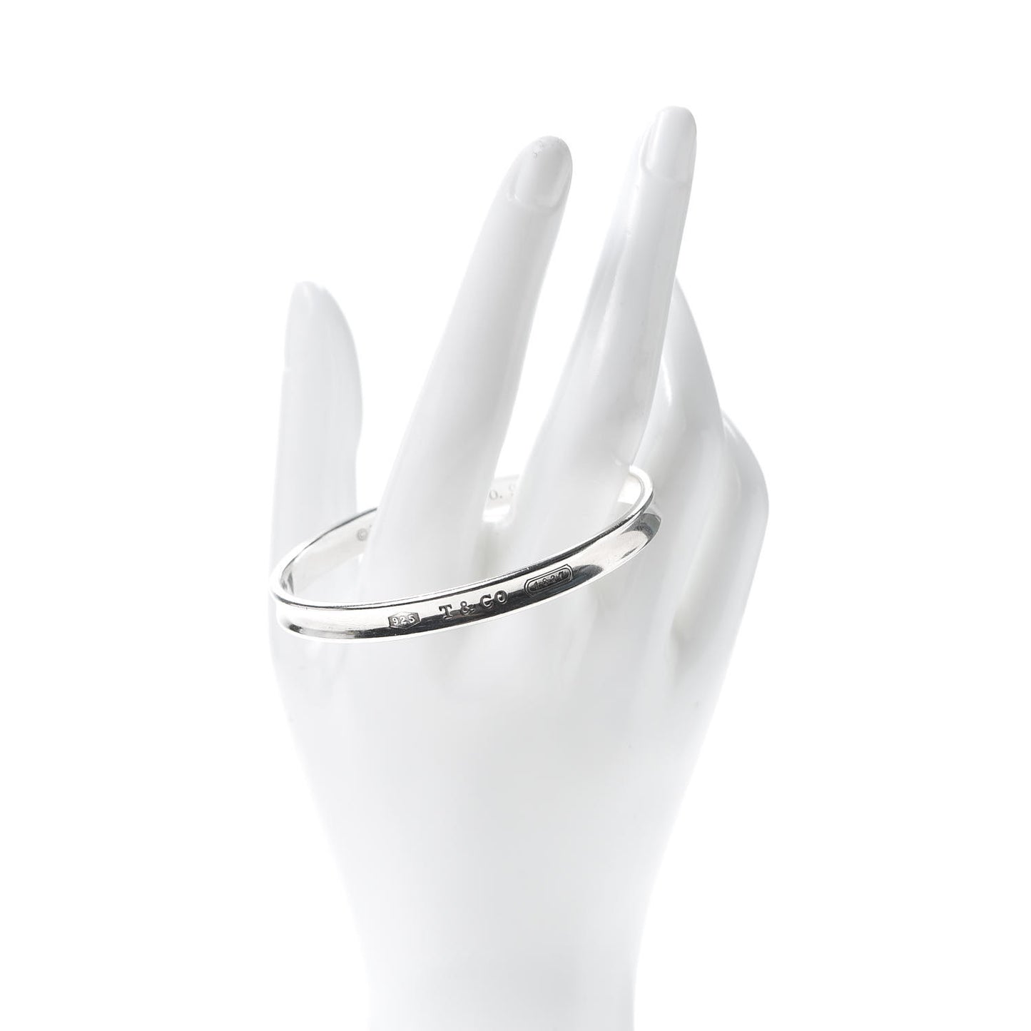 Sterling Silver Narrow 1837 Bangle Bracelet