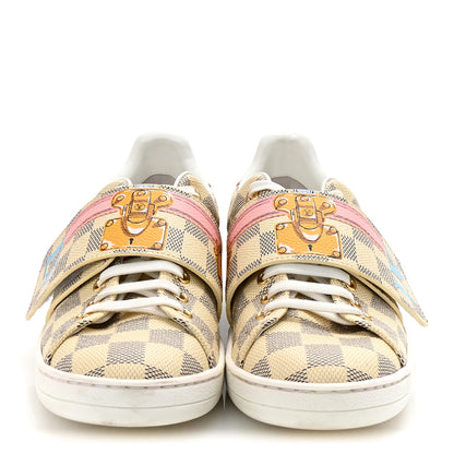 Louis Vuitton Damier Azur Summer Trunks Frontrow Sneaker 37 3 of 10