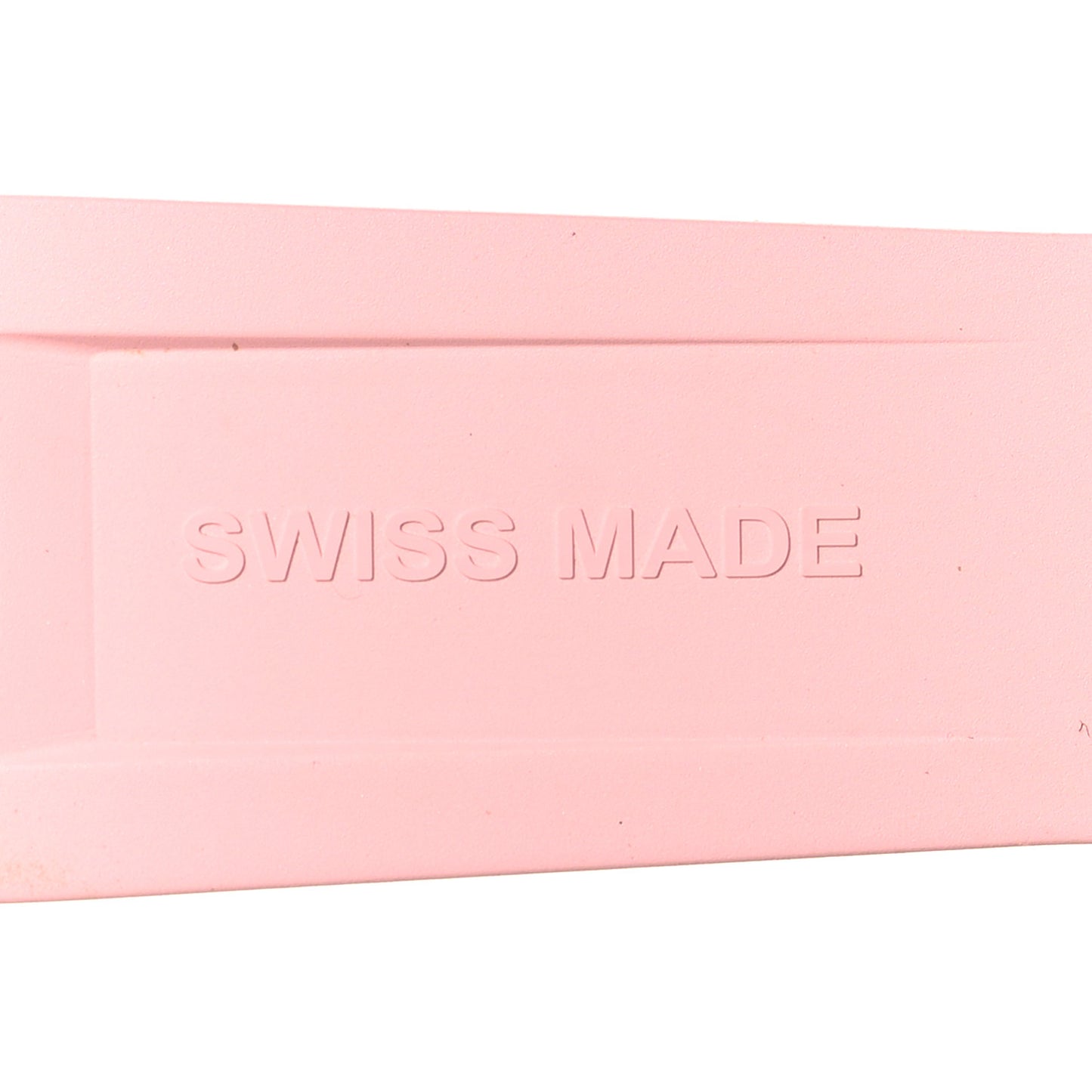Rubber Monogram Tambour Watch Strap Rose