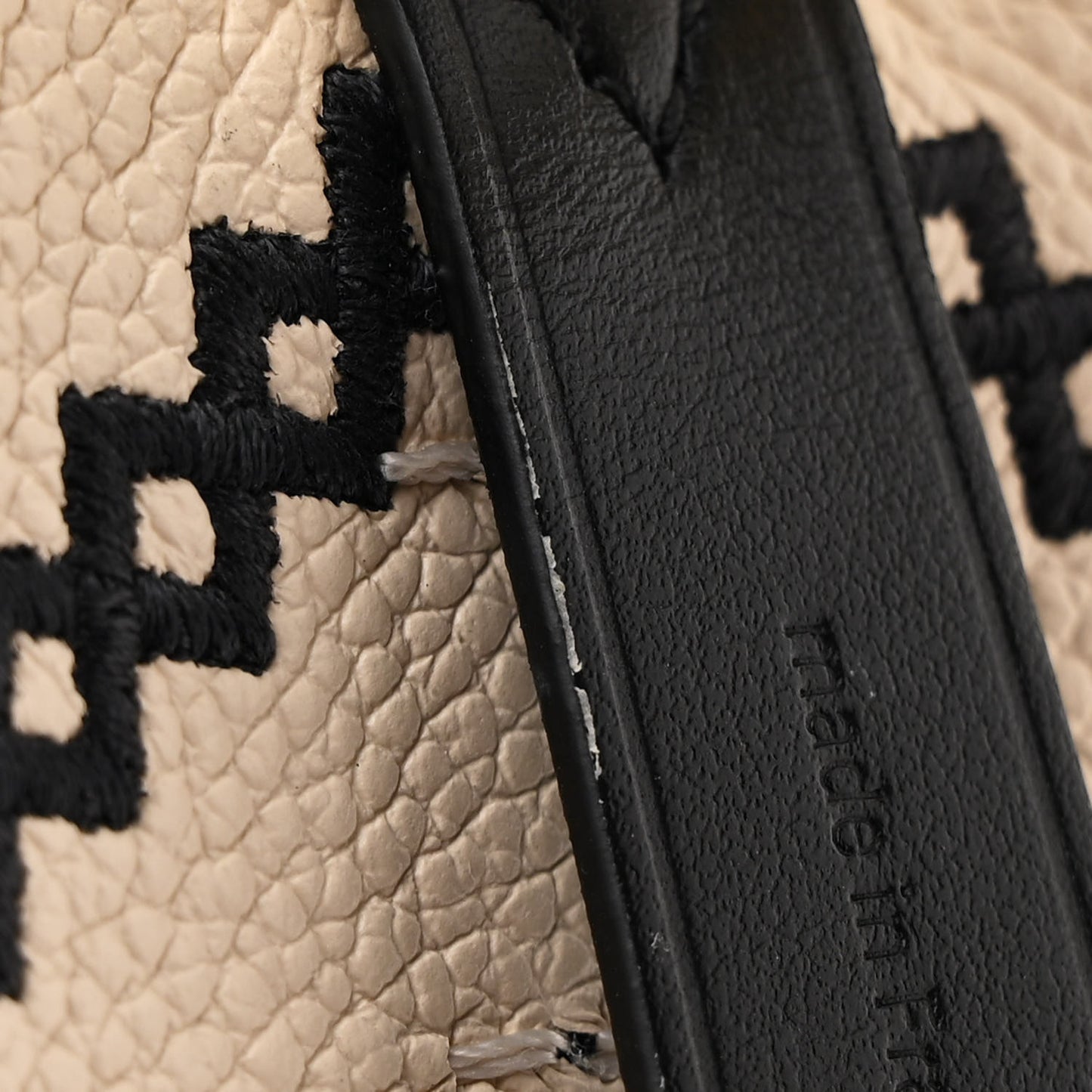 Empreinte Monogram Giant Broderies Neonoe MM Cream Black