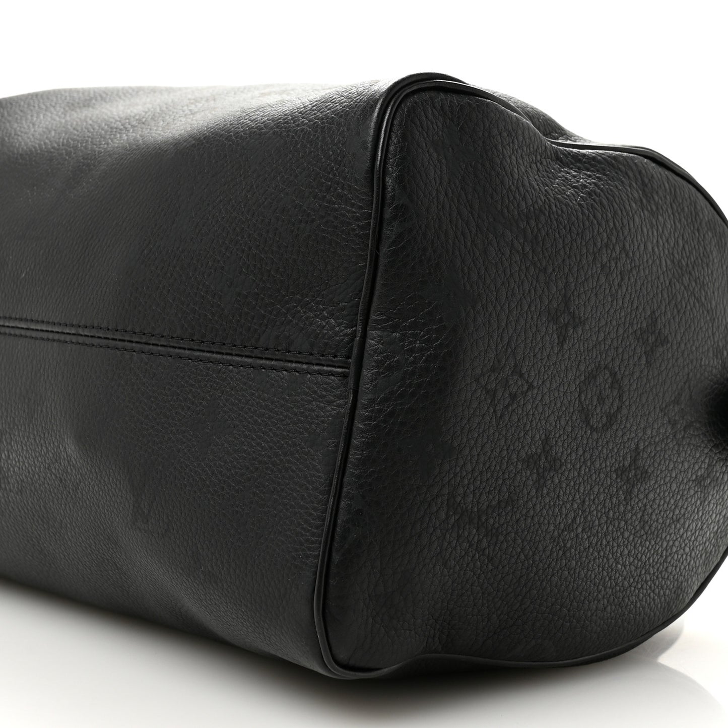 Calfskin Monogram Speedy P9 Bandouliere 30 Ultra Black