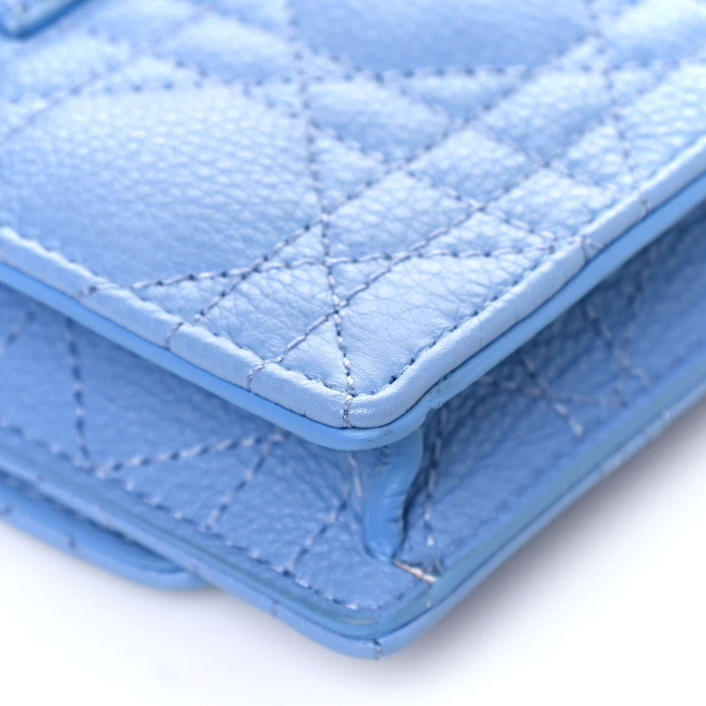 Supple Calfskin Caro Belt Bag Cloud Blue