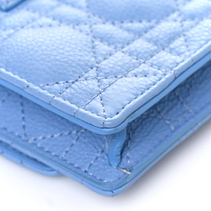 Christian Dior Supple Calfskin Caro Belt Bag Cloud Blue 9 of 12