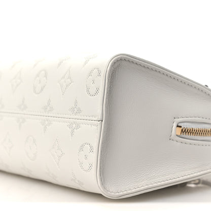 Louis Vuitton Calfskin Embossed Monogram OnTheGo East West White 9 of 10