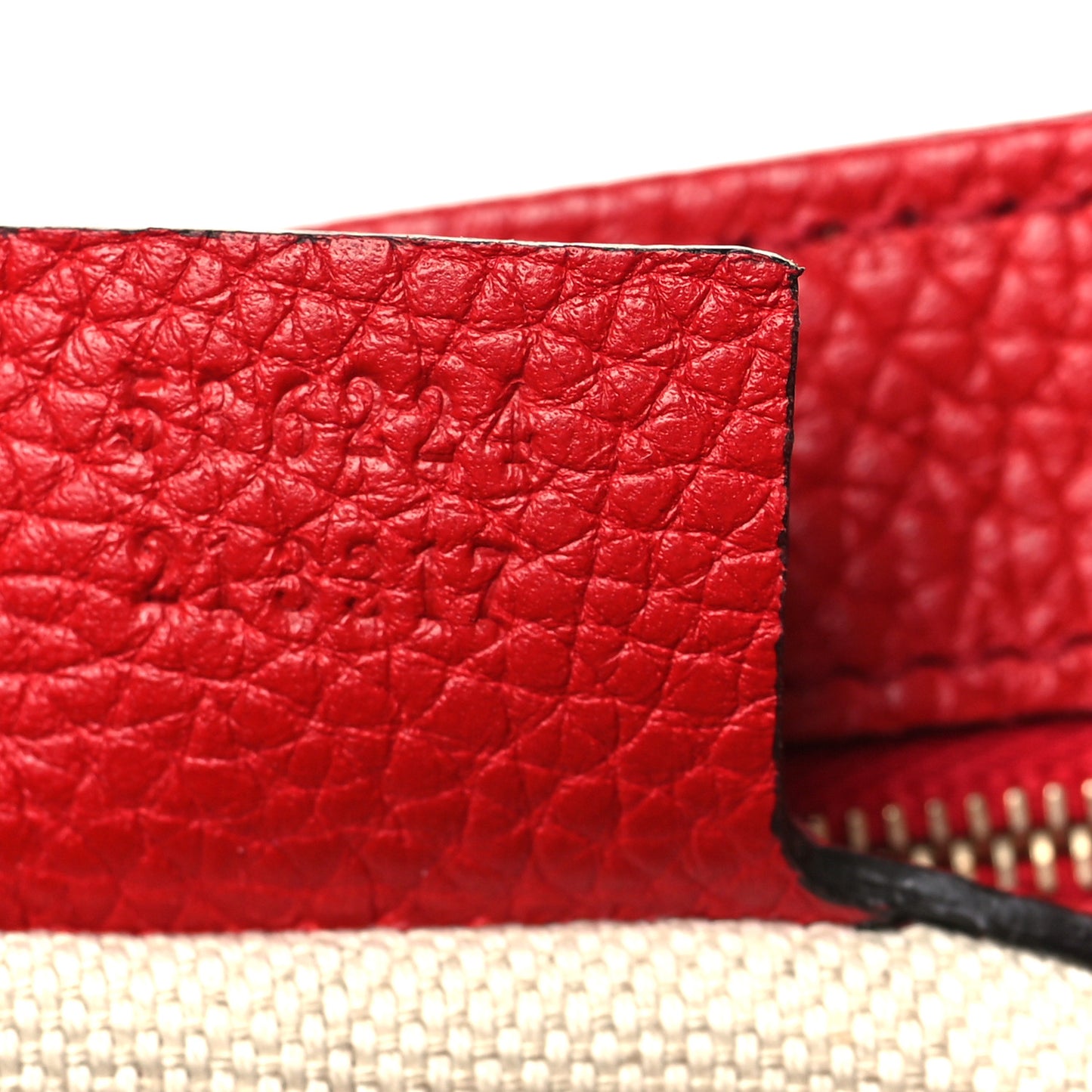 Pebbled Calfskin Medium Soho Flap Crossbody Vibrant Red