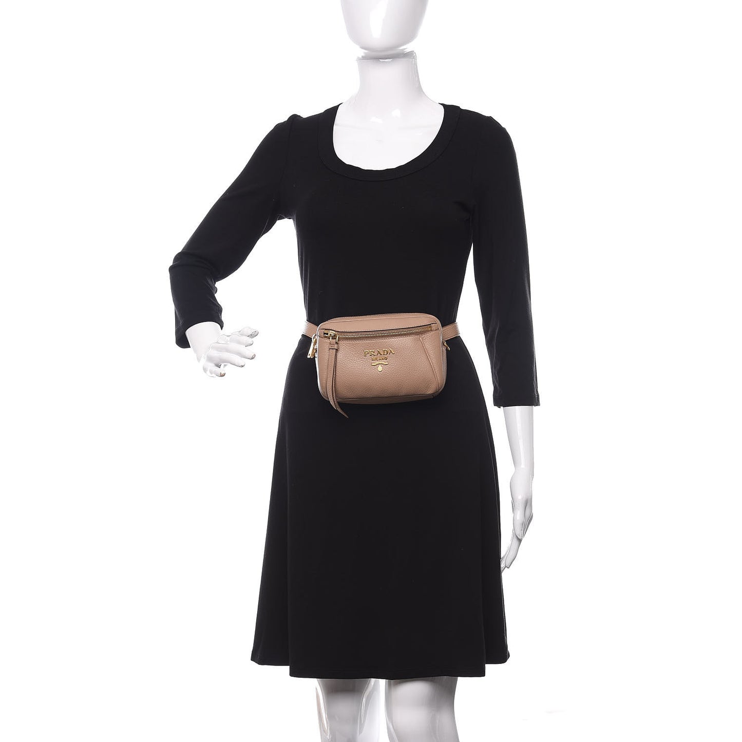 Vitello Daino Belt Bag Cammeo