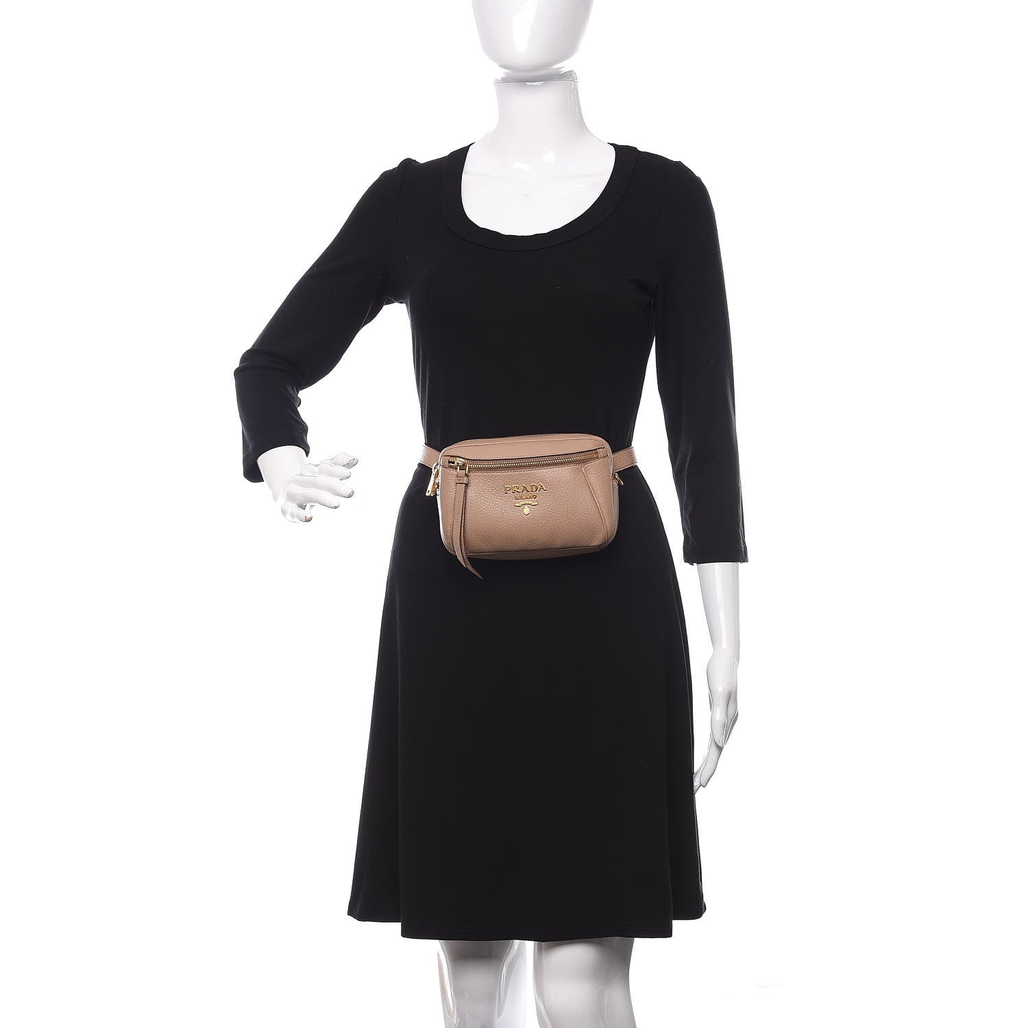 Prada Vitello Daino Belt Bag Cammeo 3 of 12