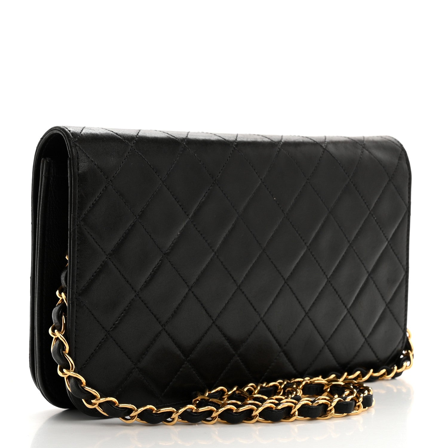 Chanel Lambskin Quilted Small Single Flap Black 3 of 11