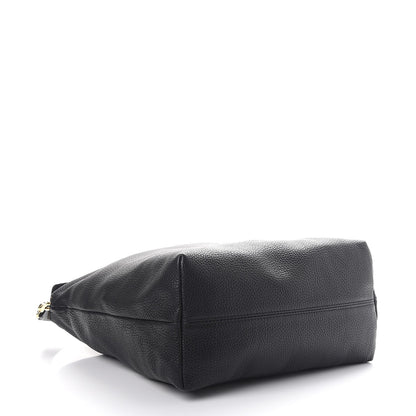 Burberry Grainy Calfskin Medium Cale Hobo Black 4 of 7