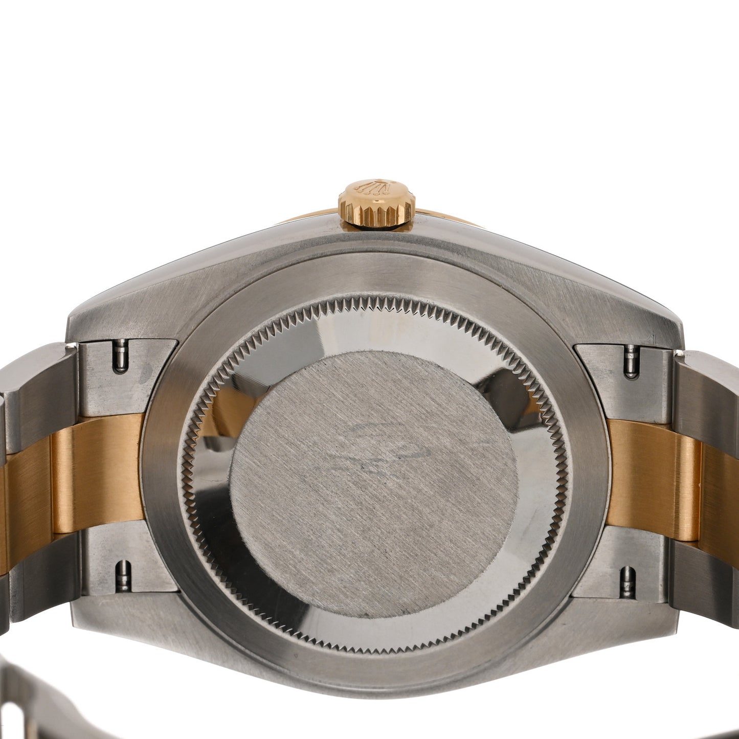 Stainless Steel 18K Yellow Gold 41mm Oyster Perpetual Datejust Watch Black 126303