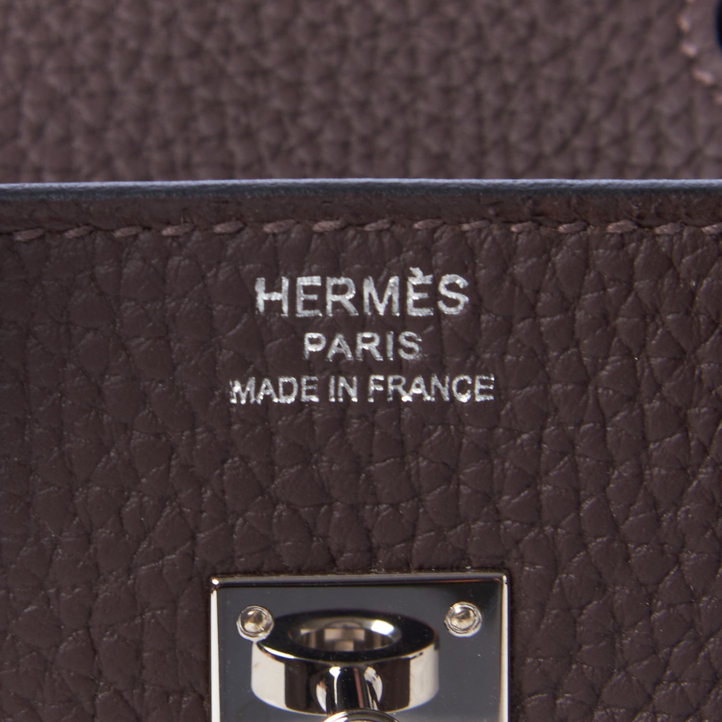 Togo Birkin 25 Chocolate