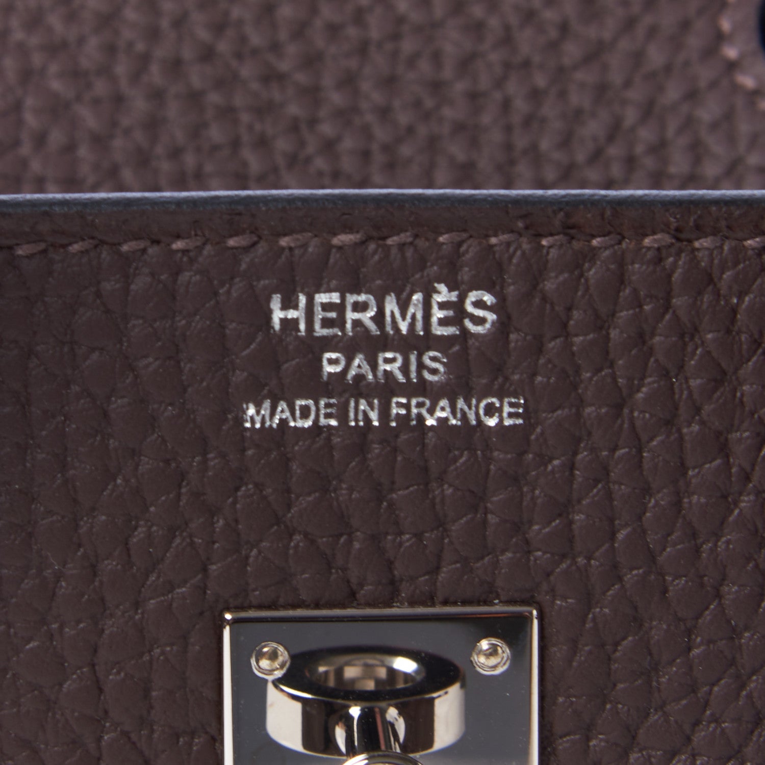 Hermes Togo Birkin 25 Chocolate 22 of 32