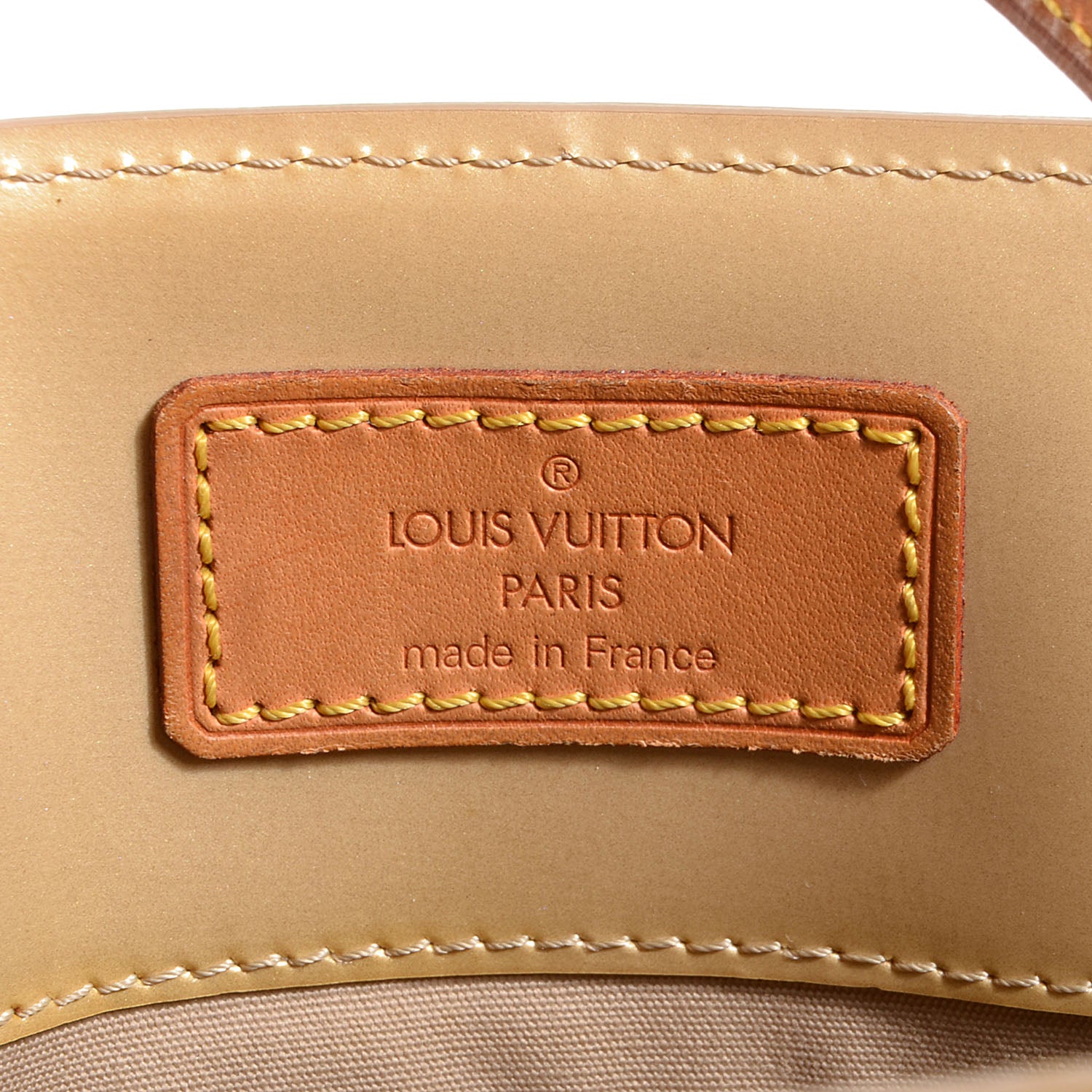 Louis Vuitton Vernis Reade MM Beige 6 of 7