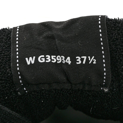 Chanel Calfskin Womens Logo Sneakers 37.5 White Black 6 of 11