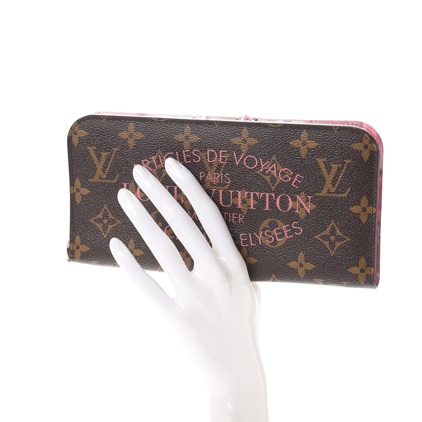 Monogram Articles de Voyage Ikat Insolite Wallet Rose Velours