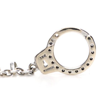 Roberto Coin 18K White Gold Diamond Handcuff Charm 3 of 3