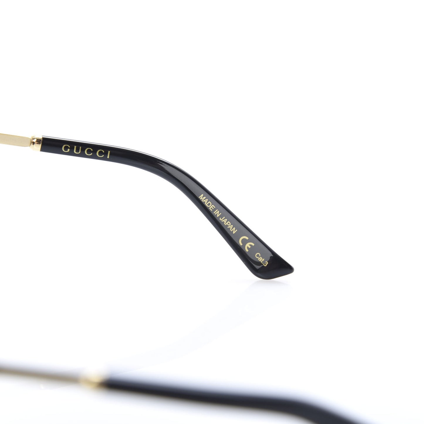 Round Metal GG0074S Sunglasses Gold