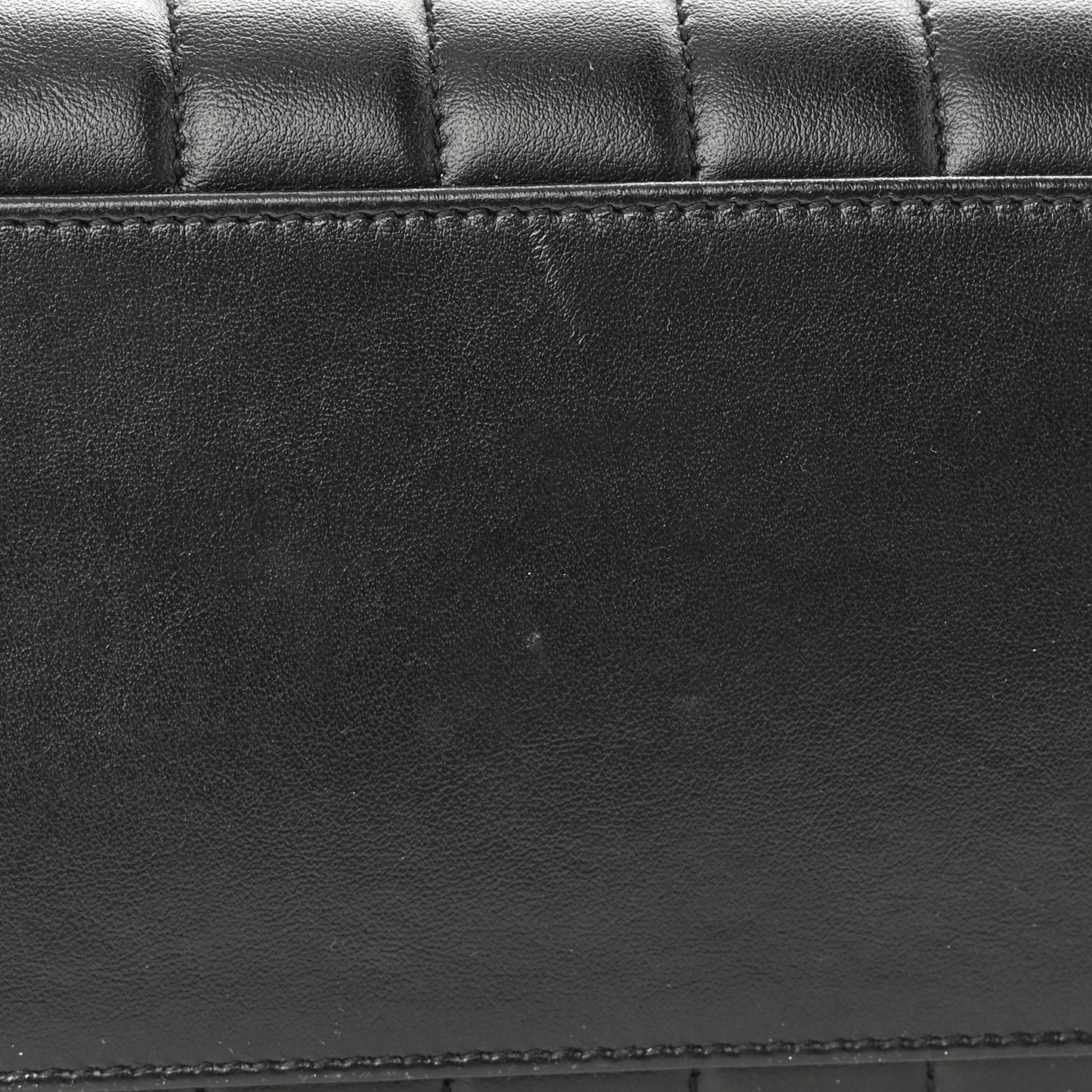 Calfskin Y Quilted Monogram Medium Loulou Chain Satchel Black
