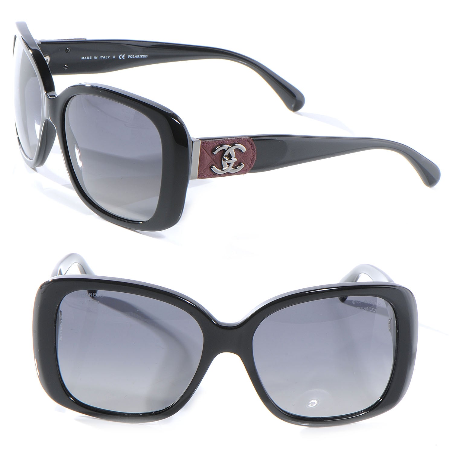 Chanel CC Turnlock Sunglasses 5234 Q Black 1 of 5