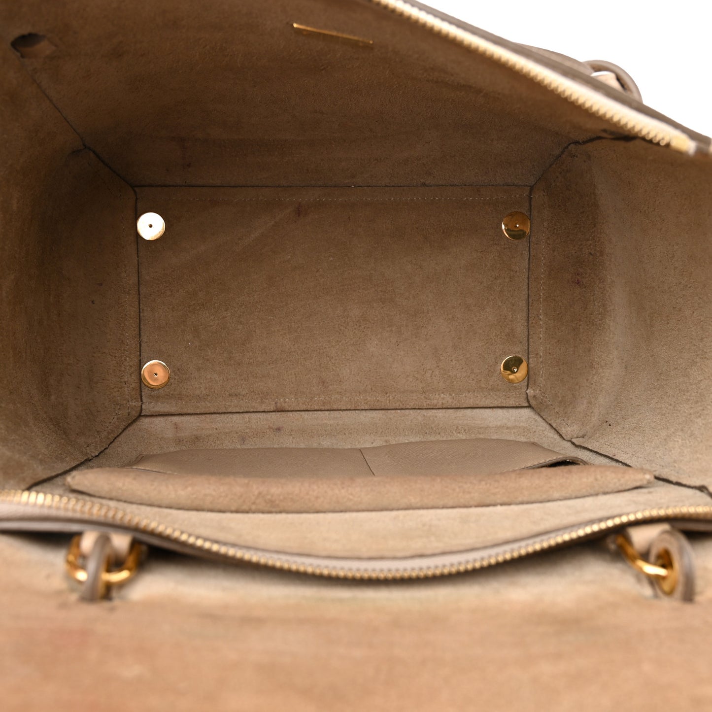 Grained Calfskin Mini Belt Bag Light Taupe