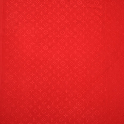 Louis Vuitton Silk Wool Monogram Shawl Pomme D'Amour 1 of 6