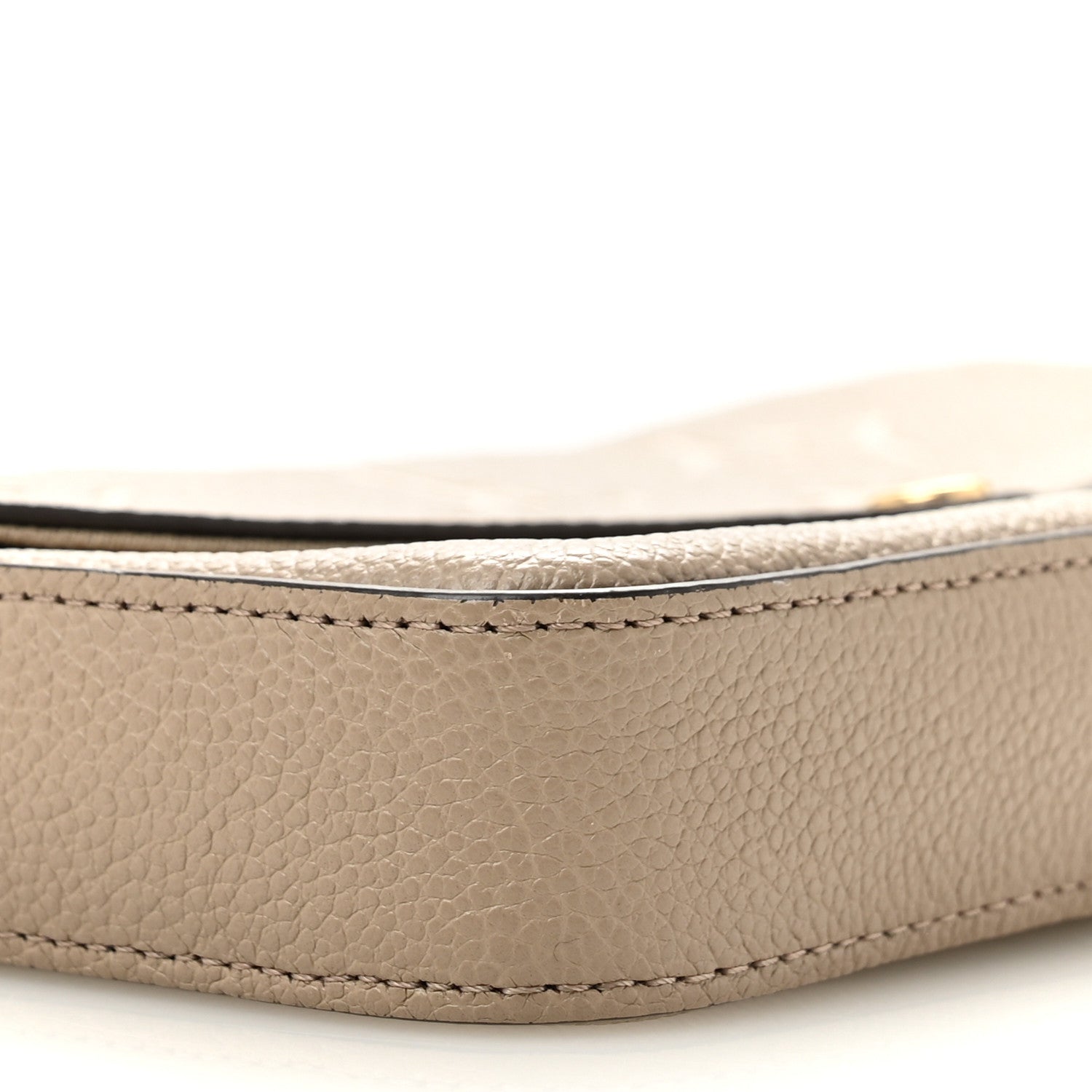 Louis Vuitton Empreinte Monogram Giant Felicie Pochette Tourterelle Creme 8 of 10