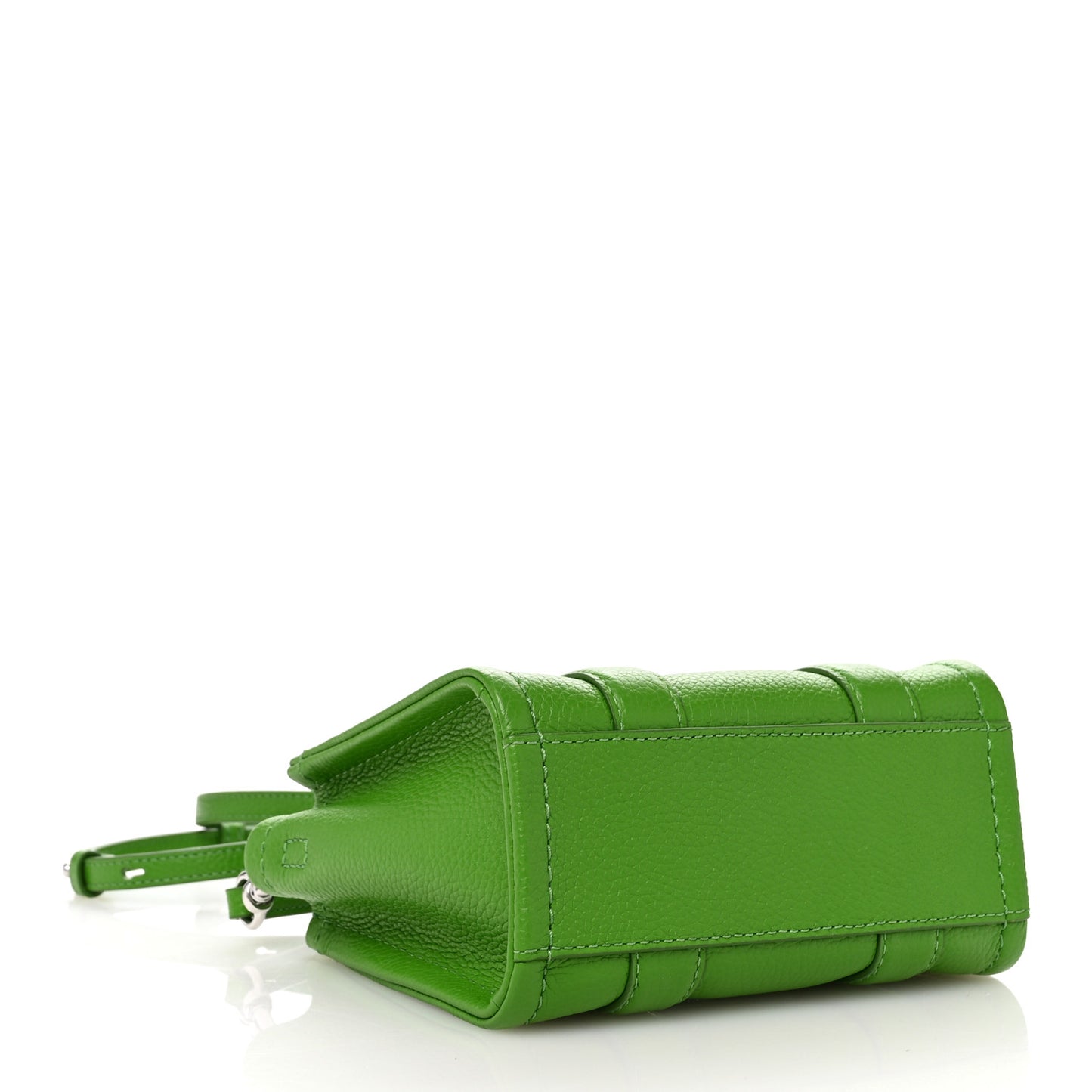 Grained Calfskin Mini The Tote Bag Kiwi