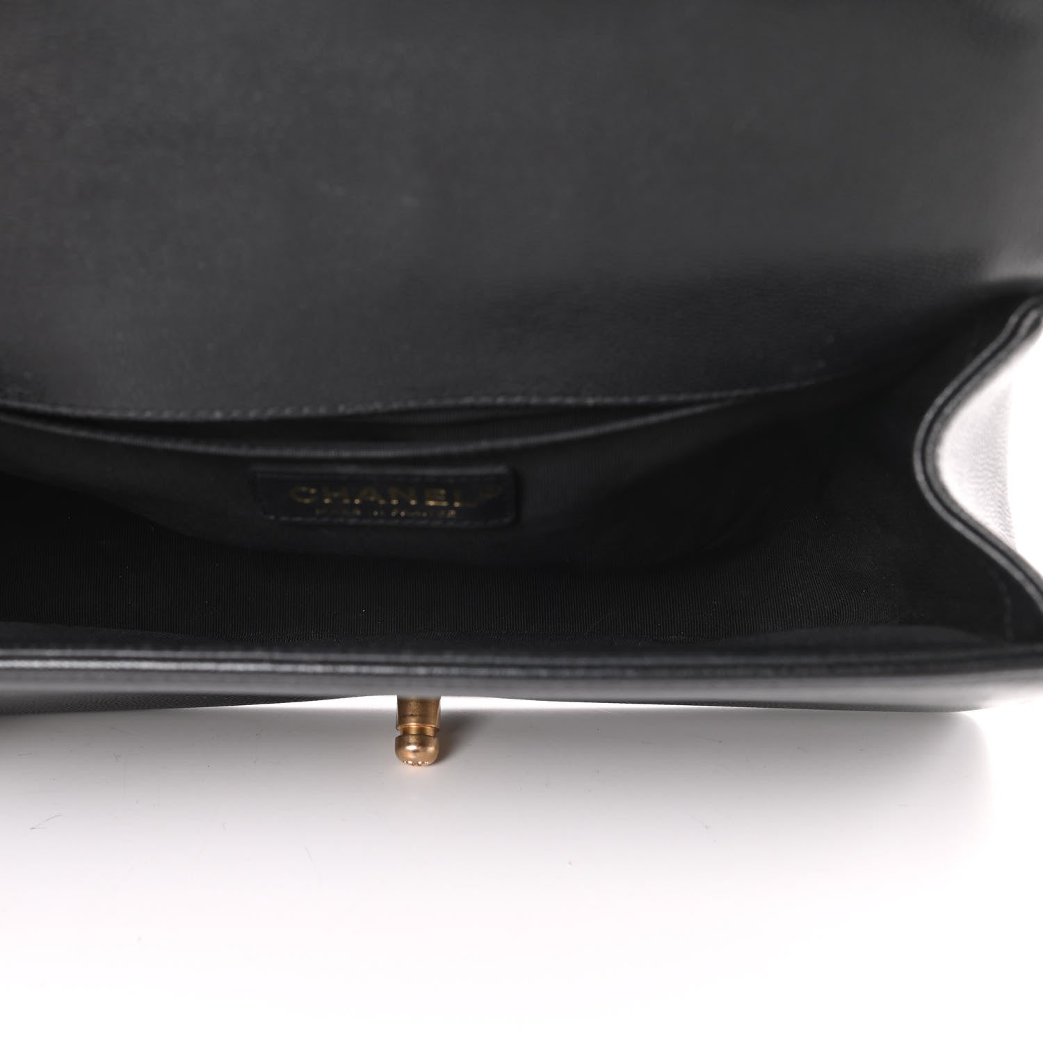 Chanel Caviar Quilted Medium Boy Flap Black 5 of 13