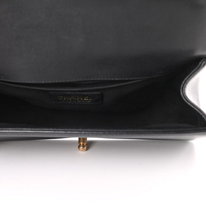 Chanel Caviar Quilted Medium Boy Flap Black 5 of 13