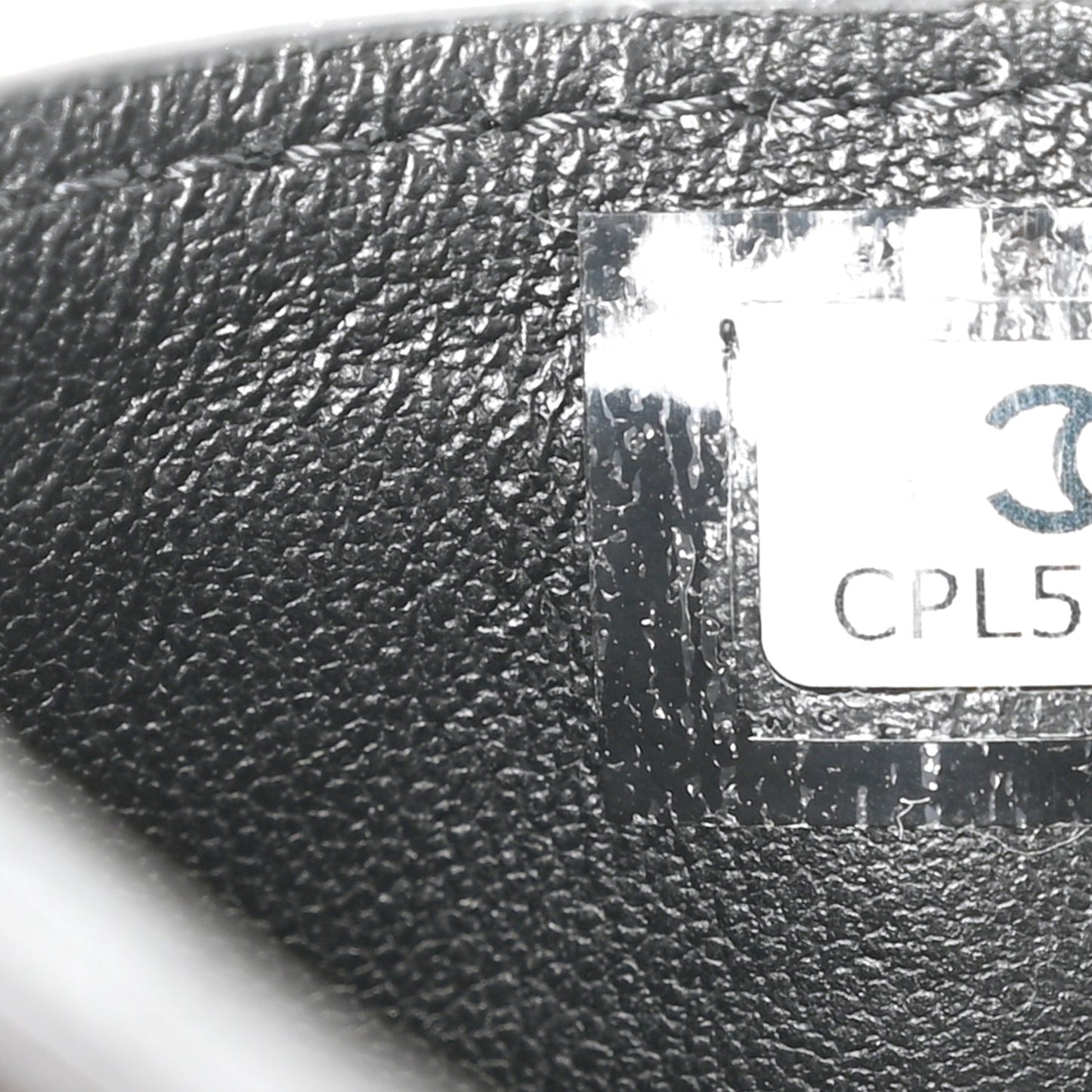 Calfskin Crocodile Embossed Crococo Card Holder Black