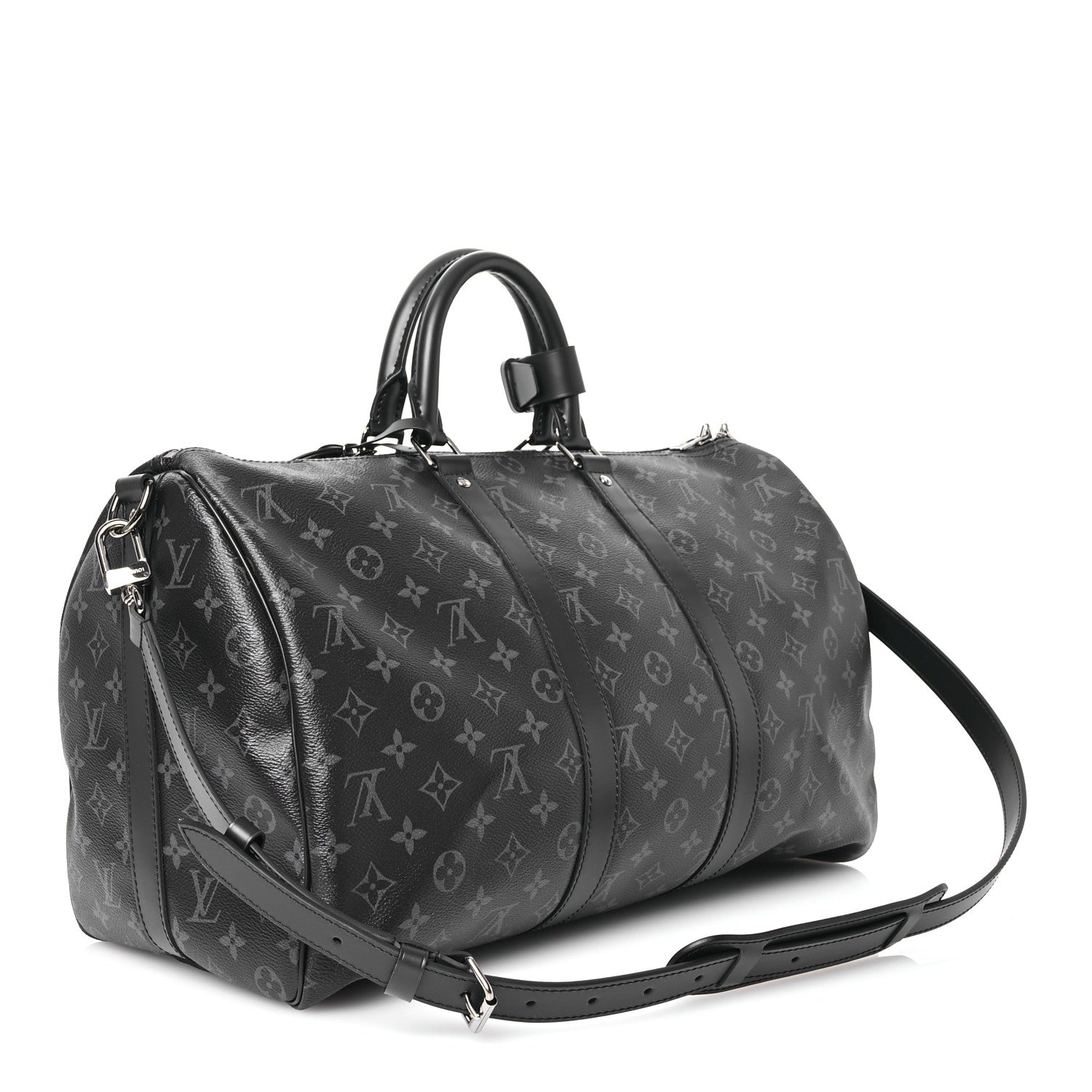 Louis Vuitton Monogram Eclipse Keepall Bandouliere 45 3 of 13