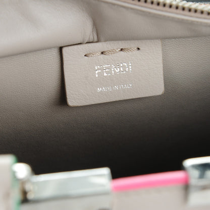 Fendi Vitello Dolce Mini 3Jours Tote Grigio Polvere 6 of 9