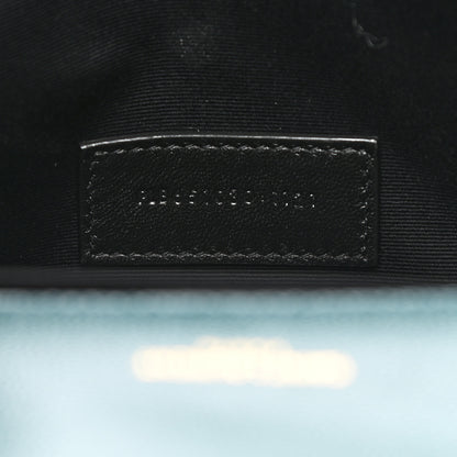 Saint Laurent Grain De Poudre Textured Mixed Matelasse Triquilt Monogram Clutch Sea Turquois 7 of 9