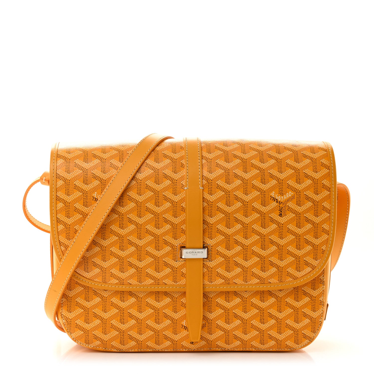 Goyard Goyardine Belvedere II MM Messenger Bag Yellow 1 of 10