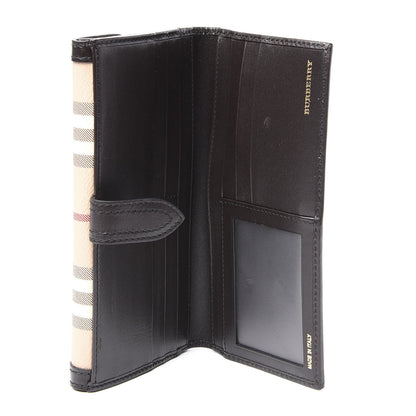 Burberry Haymarket Check Continental Wallet Chocolate 5 of 10