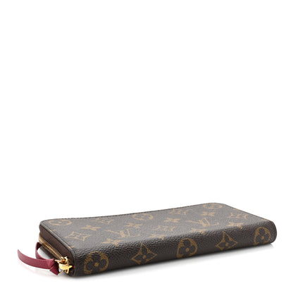 Louis Vuitton Monogram Clemence Wallet Fuchsia 4 of 13