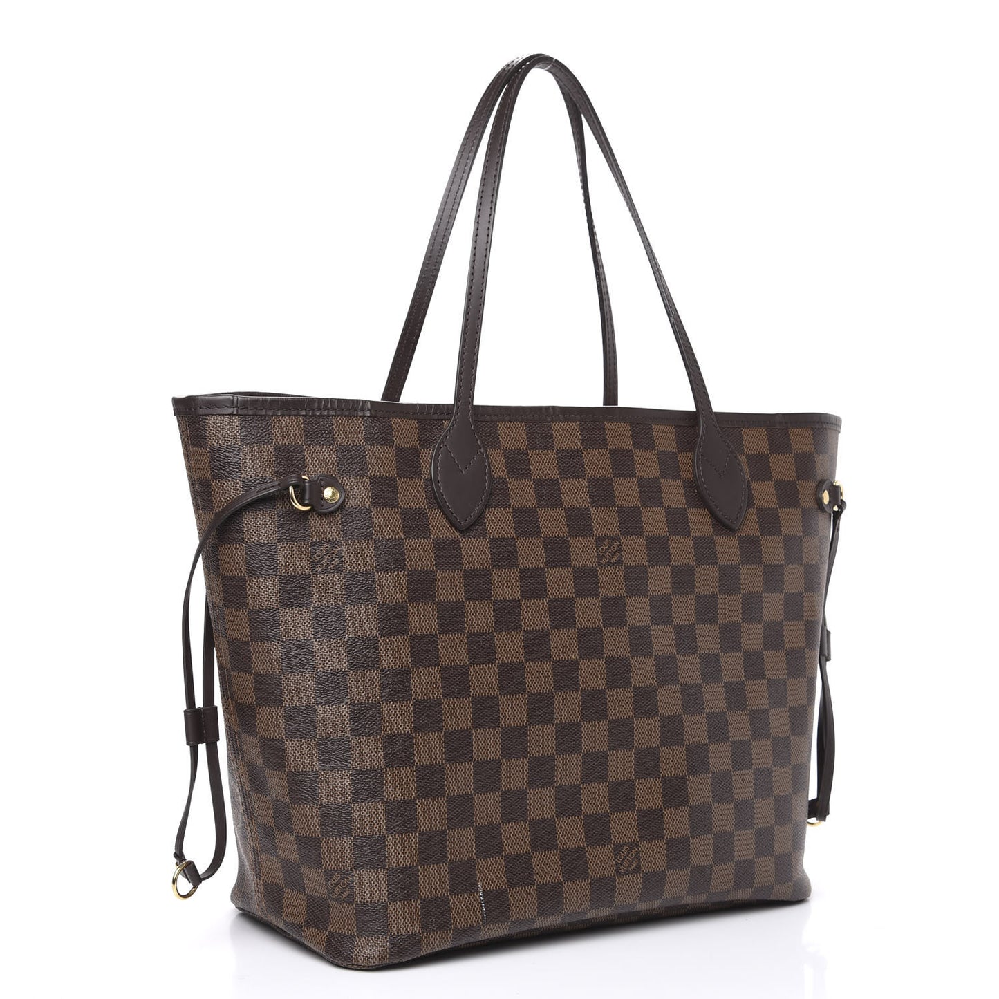 Damier Ebene Neo Neverfull MM Rose Ballerine
