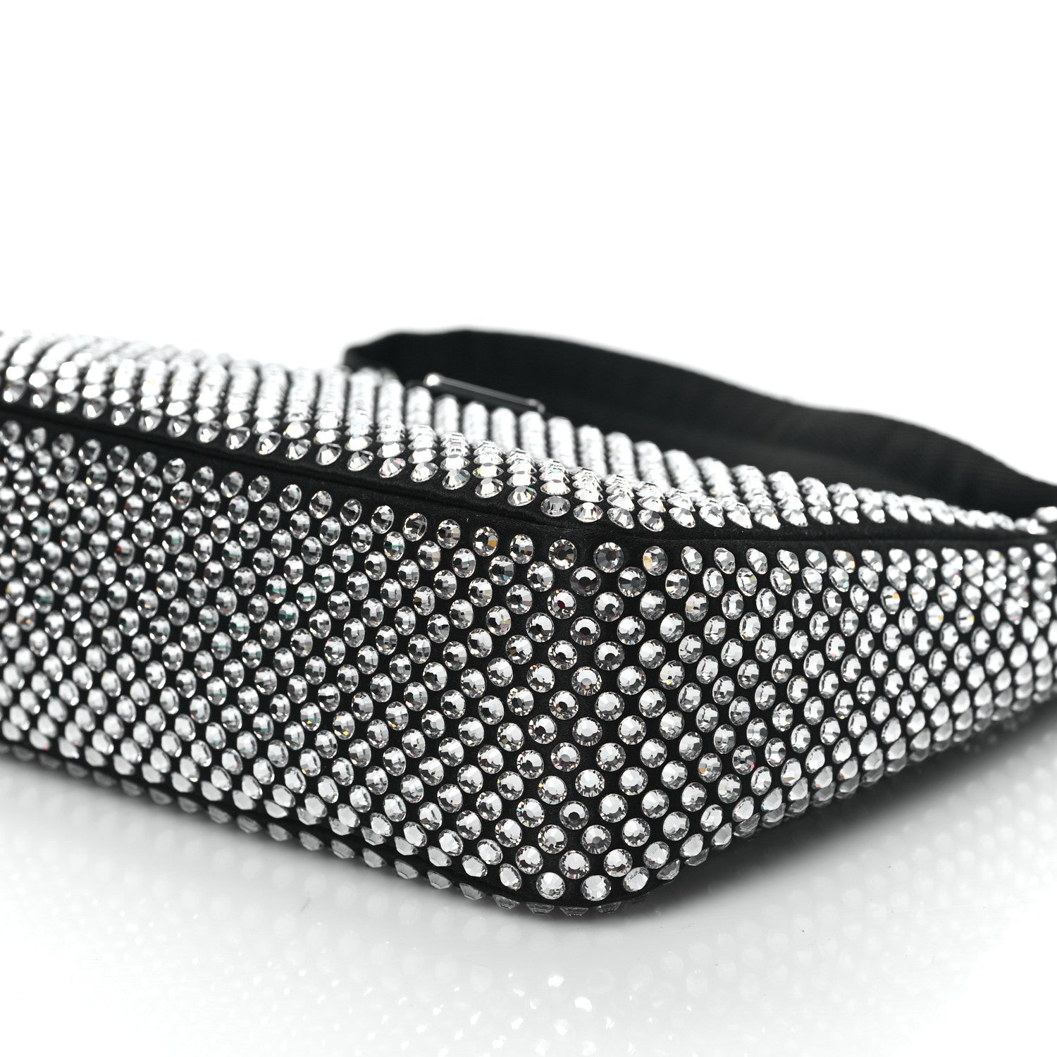 Prada Satin Crystal Mini Re-Edition 2000 Bag Cristal 8 of 8