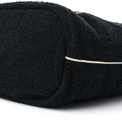 Chanel Terry Cotton CC Beach Tote Towel Set Black 9 of 9