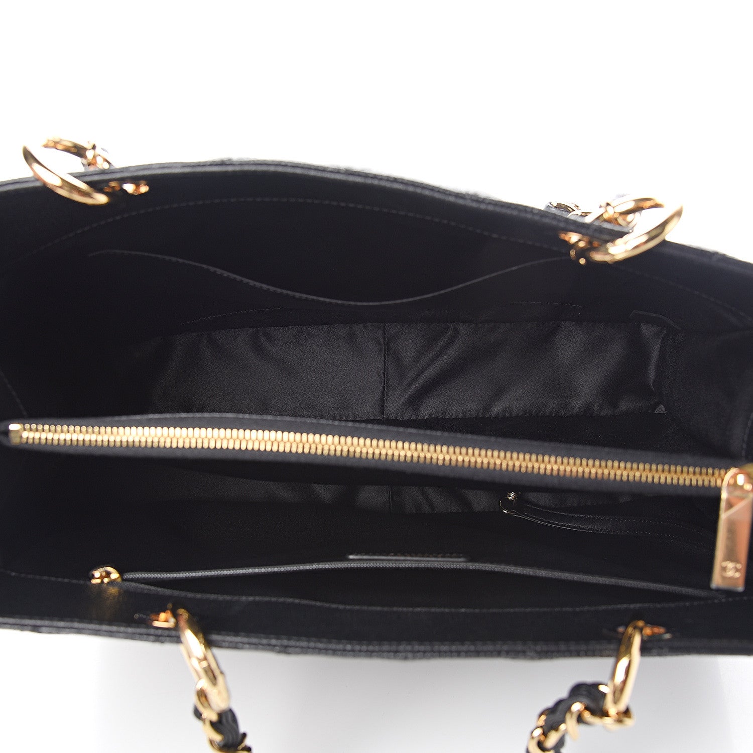 Chanel Caviar Quilted Grand Shopping Tote GST Black 5 of 11