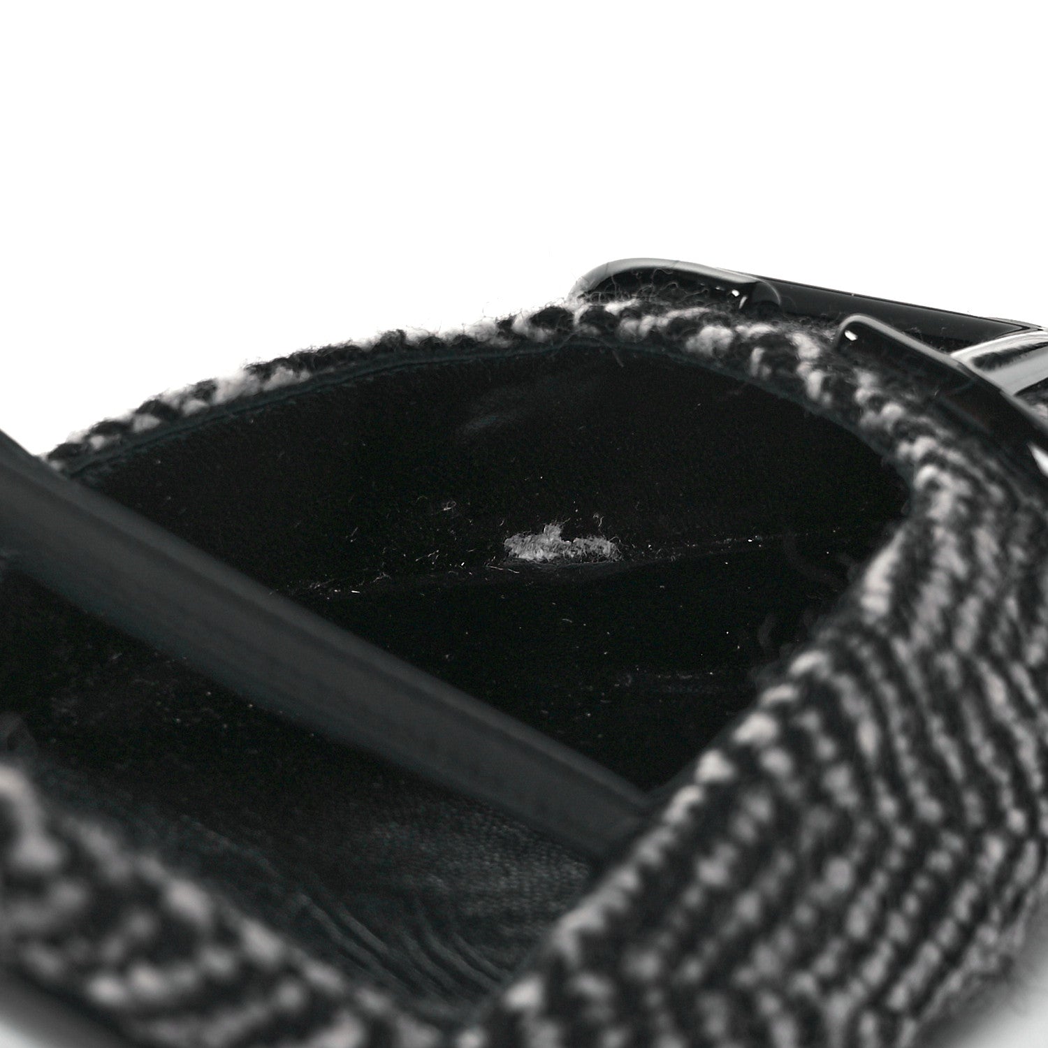 Valentino Garavani Tweed Signature Vlogo Slingback 80mm Pumps 38.5 Black 10 of 10