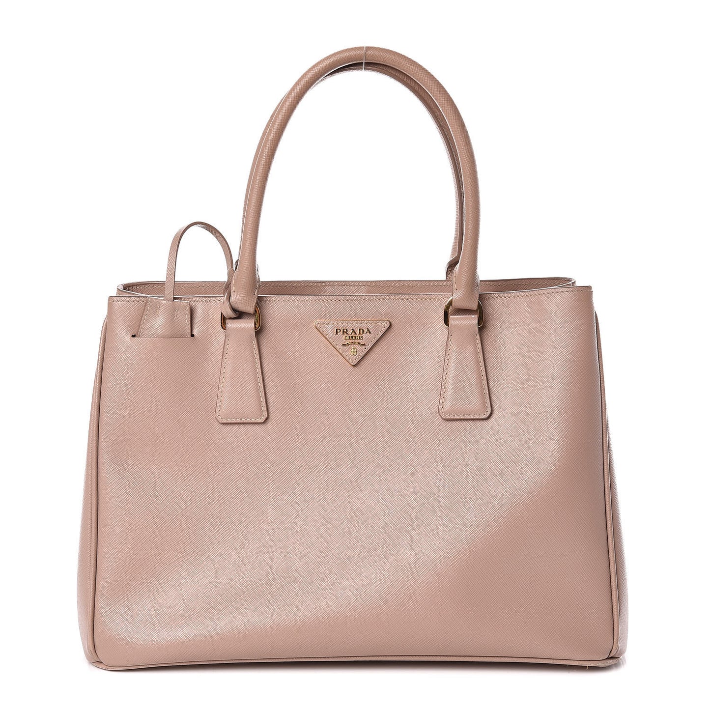 Saffiano Lux Medium Tote Cammeo