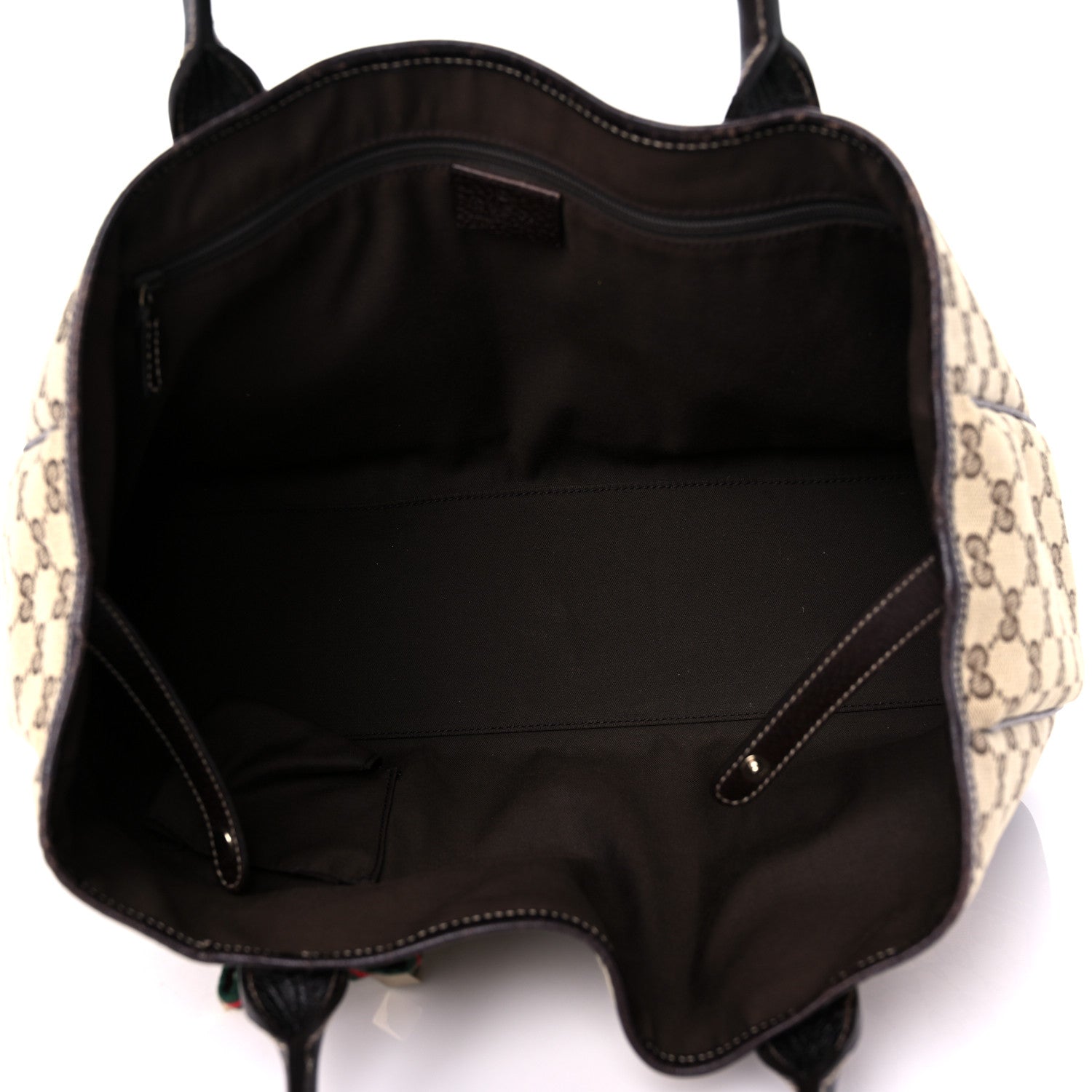 Gucci Monogram Medium Princy Tote Dark Brown 5 of 14