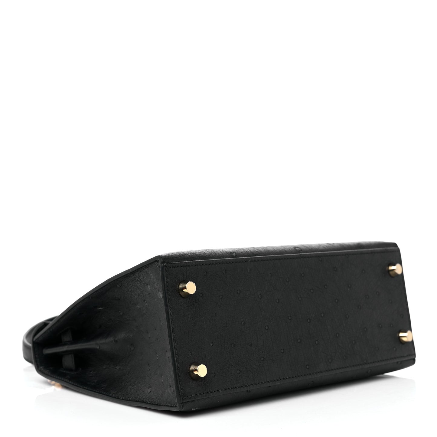 Ostrich Kelly Sellier 25 Black