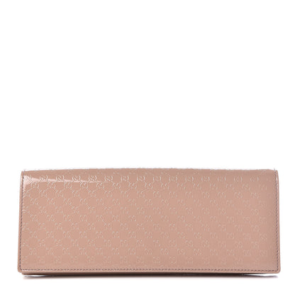 Gucci Patent Microguccissima Small Broadway Clutch Dark Cipria 1 of 10
