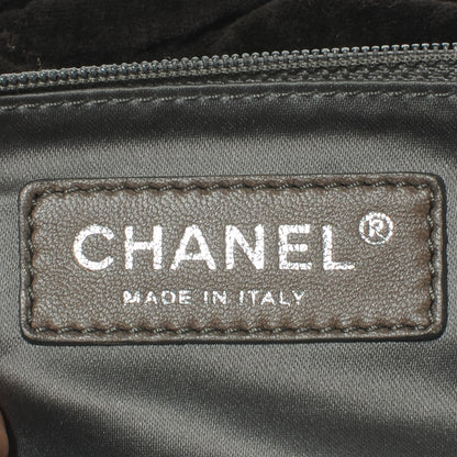 Chanel Velour Bubble Quilt Moscow Bowler Brown 3 of 8