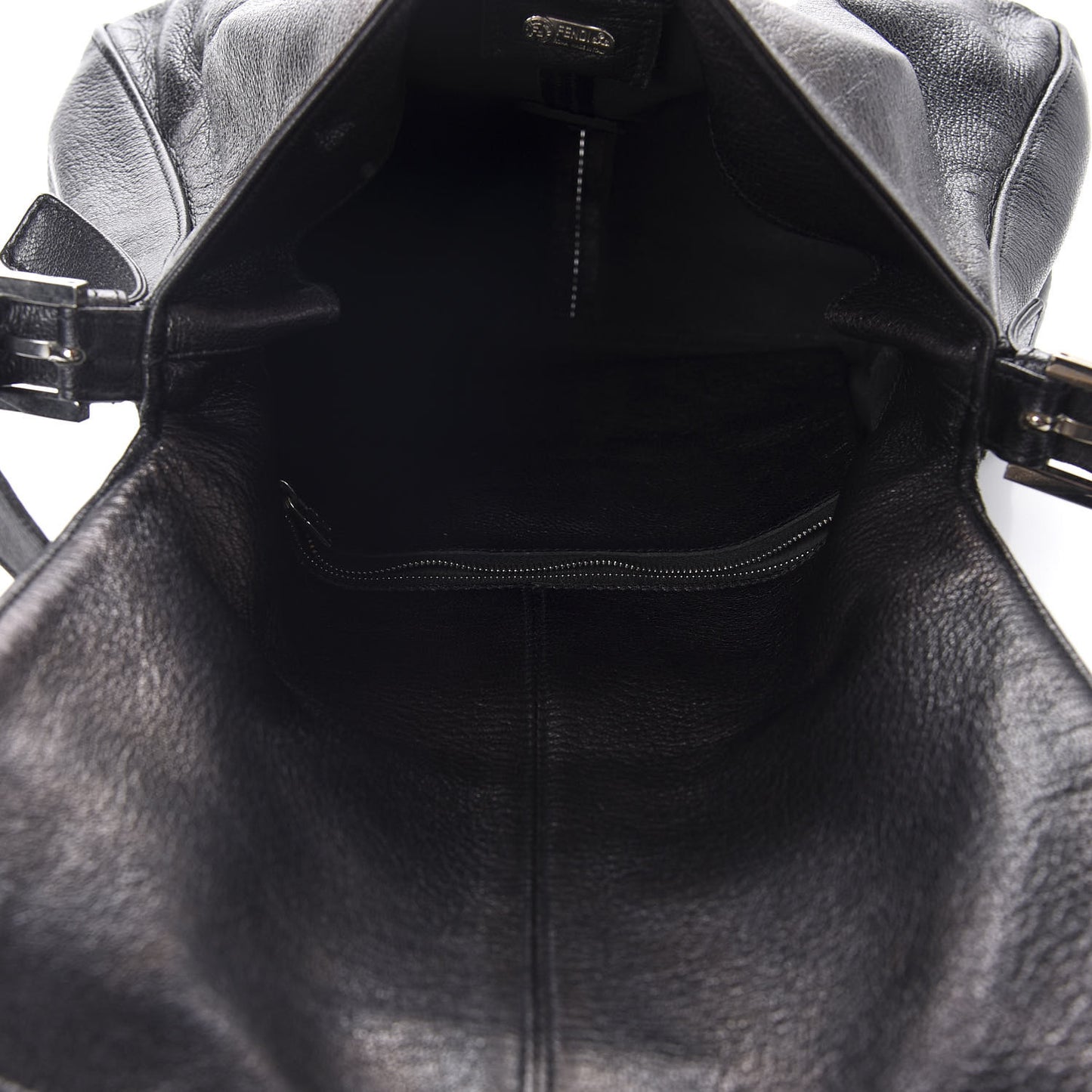 Calfskin Big Forever Mama Baguette Black