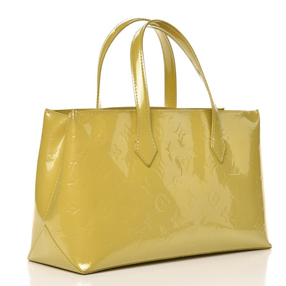 Louis Vuitton Vernis Wilshire PM Vert Impression 3 of 10